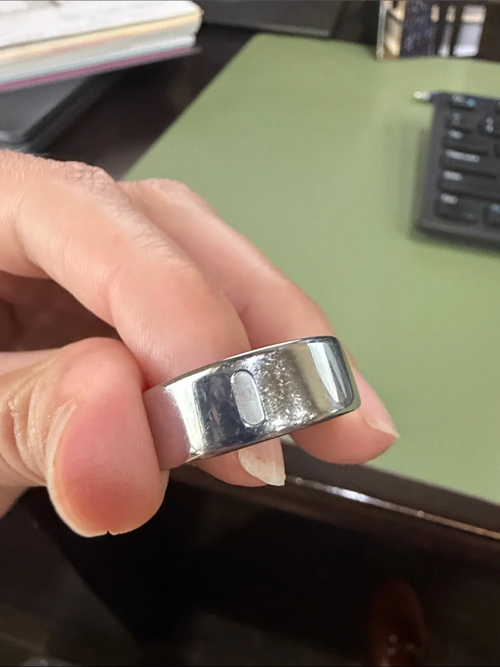 Oura Silver Smart Ring gen 4 Band size 7